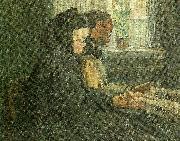 Carl Wilhelmson det gamla paret oil painting on canvas